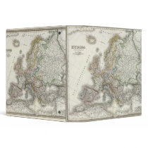 Europa Atlas Map 3 Ring Binder