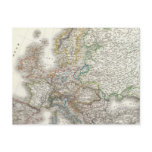 Europa Atlas Map Post Cards
