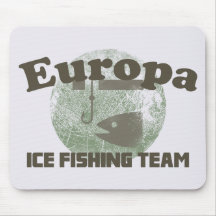 Europa Ice Fishing Team Mouse Pad