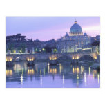 Europa, Italia, Roma, el Vatican. San Pedro y Tarjeta Postal