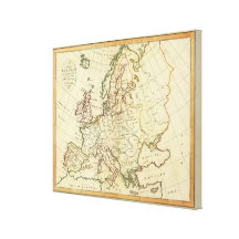 Europe 12 stretched canvas prints