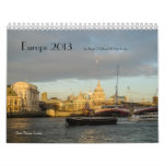 Europe 2013 by Stuart J DuBreuil & Yoko Gushi (v2) Wall Calendar
