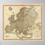 Europe Atlas Map Print