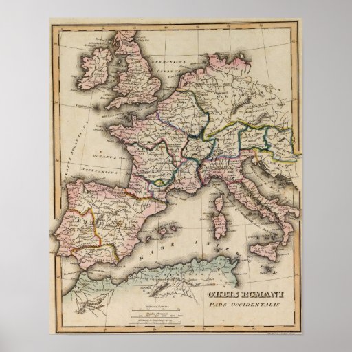 Europe Atlas Map Print