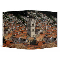 Europe, Croatia. Medieval walled city of 3 Ring Binders