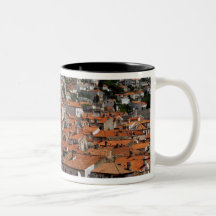Europe, Croatia. Medieval walled city of Coffee Mug