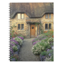 Europe, England, Chippenham. Early morning light Spiral Notebook