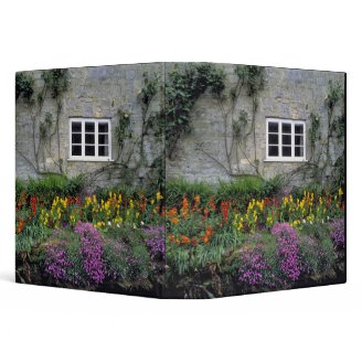 Europe, England, Teffont Magna. Flowers fill Vinyl Binders
