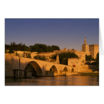 Europe, France, Provence, Avignon. Palais des 2 Greeting Card