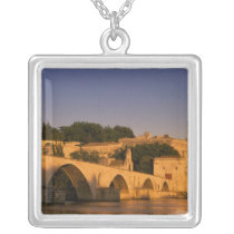 Europe, France, Provence, Avignon. Palais des 2 Custom Necklace