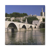 Europe, France, Provence, Avignon. Palais des Refrigerator Magnet