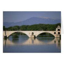 Europe, France, Provence, Avignon. Pont St, Greeting Card