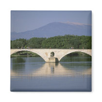 Europe, France, Provence, Avignon. Pont St, Refrigerator Magnet
