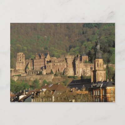 Europe, Germany, Heidelberg. Castle Postcards