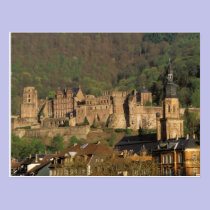 Europe, Germany, Heidelberg. Castle postcards