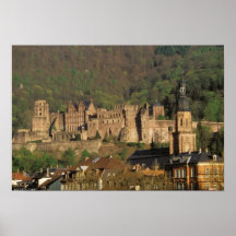 Europe, Germany, Heidelberg. Castle Print