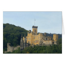 Europe, Germany, near Koblenz, Castle Schloss Greeting Card