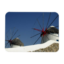 Europe, Greece, Mykonos. Flexible Magnets
