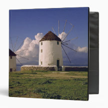 Europe, Greece, Mykonos. White-washed Binders