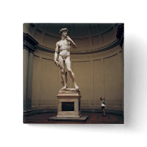 Europe, Italy, Florence. The actual size of Button