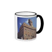 Europe, Italy, Florence. The medieval Plazzo Coffee Mugs