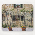 Europe, Italy, Monteriggioni. A stone house is Mousepad