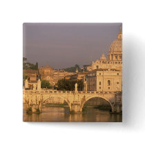 Europe, Italy, Rome, The Vatican. Basilica San Pinback Button