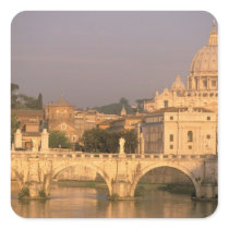 Europe, Italy, Rome, The Vatican. Basilica San Square Stickers