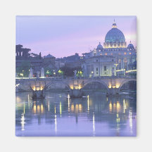 Europe, Italy, Rome, The Vatican. St. Peter's & Refrigerator Magnets