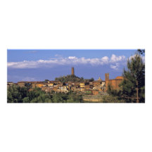 Europe, Italy, San Miniato. Beneath a wide, Photo