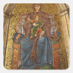 Europe, Italy, Sicily, Taormina. Madonna & child Sticker
