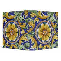 Europe, Italy, Sicily, Taormina. Traditional 4 Vinyl Binder