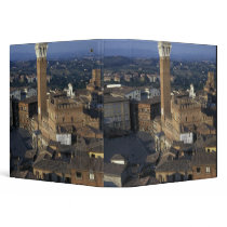 Europe, Italy, Siena. Town overview 3 Ring Binders