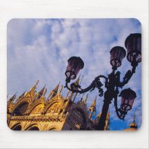 Europe, Italy, Venice. Byzantine Basilica and Mousepad
