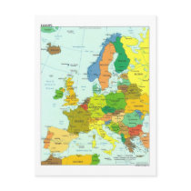 Europe map postcards by Bloemmie29 Europe map postcards