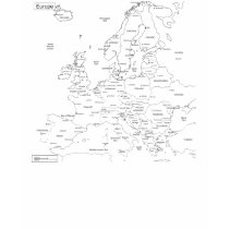 Europe Map t-shirts by AcousticGrey Europe Map t-shirts