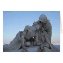 Europe Notre Dam Statue cards