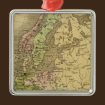 Europe Olney Map ornaments