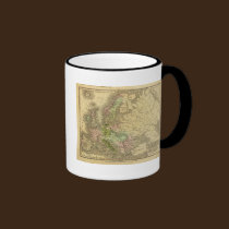 Europe Olney Map mugs