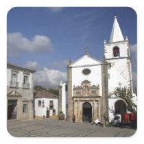 Europe, Portugal, Obidos. Santa Maria Church in