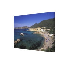 Europe, Spain, Balearics, Ibiza, Cala de Gallery Wrap Canvas