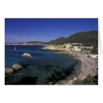 Europe, Spain, Balearics, Ibiza, Cala de Greeting Card