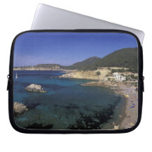 Europe, Spain, Balearics, Ibiza, Cala de Laptop Computer Sleeves