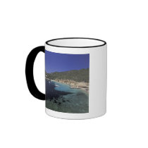 Europe, Spain, Balearics, Ibiza, Cala Salada. Mug