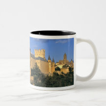 Europe, Spain, Segovia. The Alcazar, a World Mug