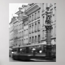 Europe, Switzerland, Bern. Tram, Marktgasse