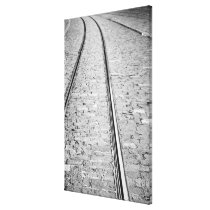 Europe, Switzerland, Bern. Tram tracks, Canvas Prints