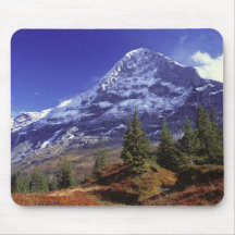 Europe, Switzerland, Eiger. Fall colors abound Mouse Pad