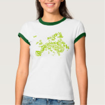 Europe T-Shirt by Buchstabenwelt Europe T-Shirt