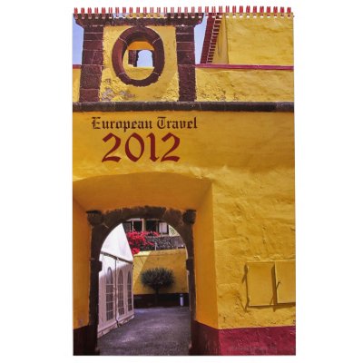 Europe Travel Photography 2012 Calendar calendar